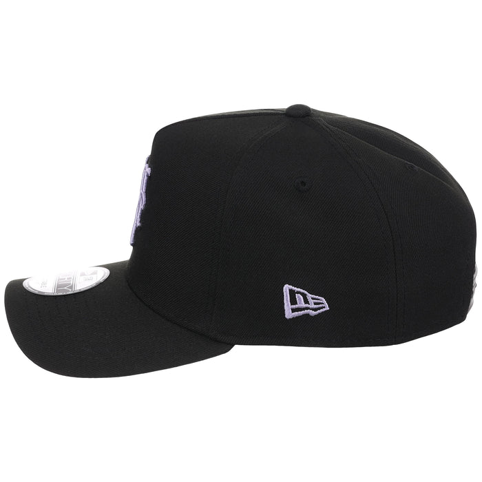 New York Mets MLB Black x Lavender FASHION CORE New Era 9FORTY A-Frame