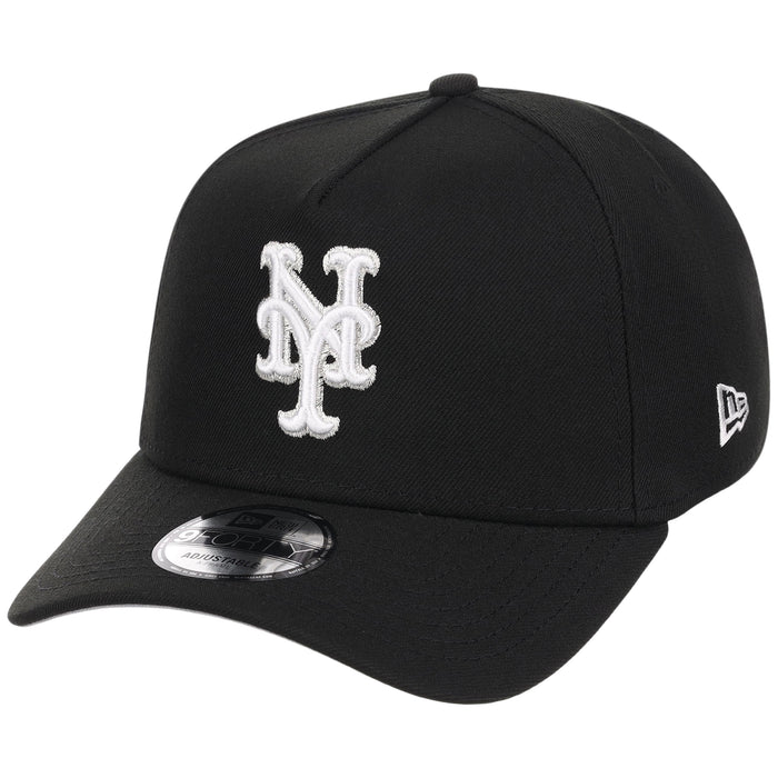 New York Mets MLB Black x White FASHION CORE New Era 9FORTY A-Frame