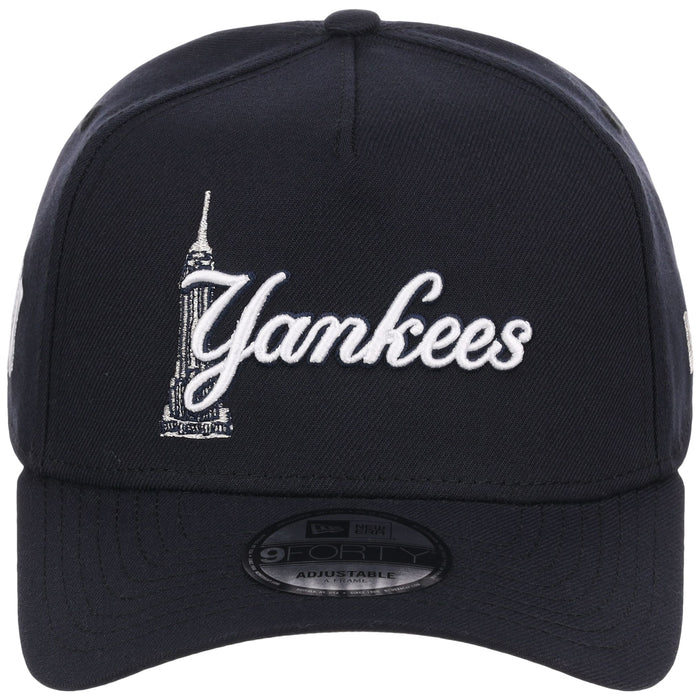 New York Yankees Empire Script New Era 9FORTY A-Frame