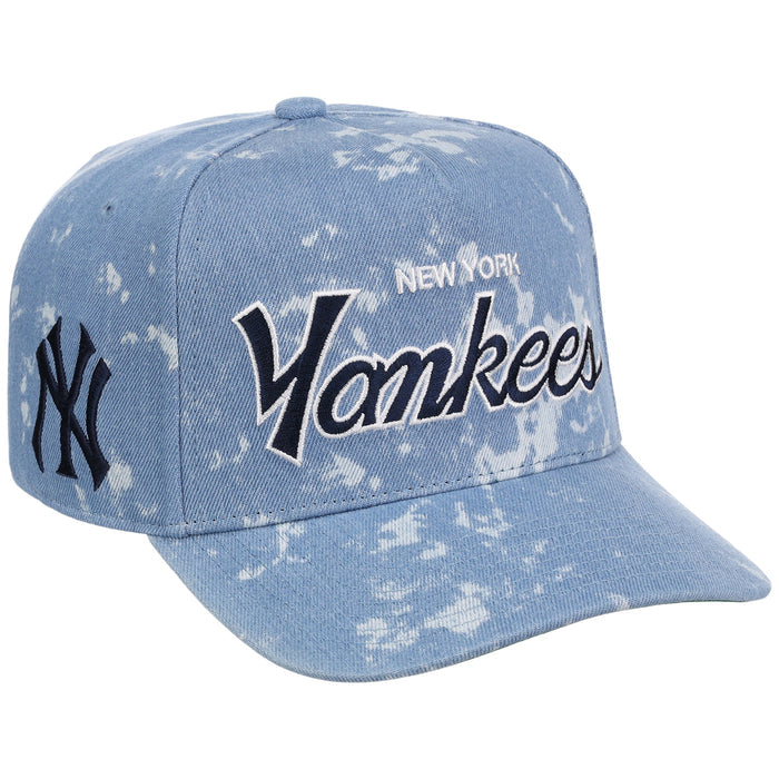 New York Yankees MLB Acid Wash Mitchell & Ness Pro Pinch