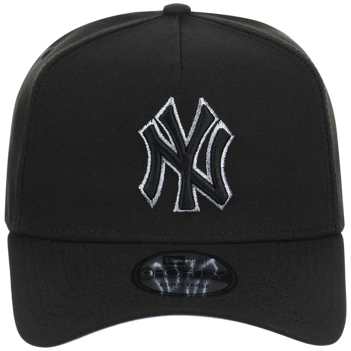 New York Yankees MLB Black Sky FASHION CORE New Era 9FORTY A-Frame