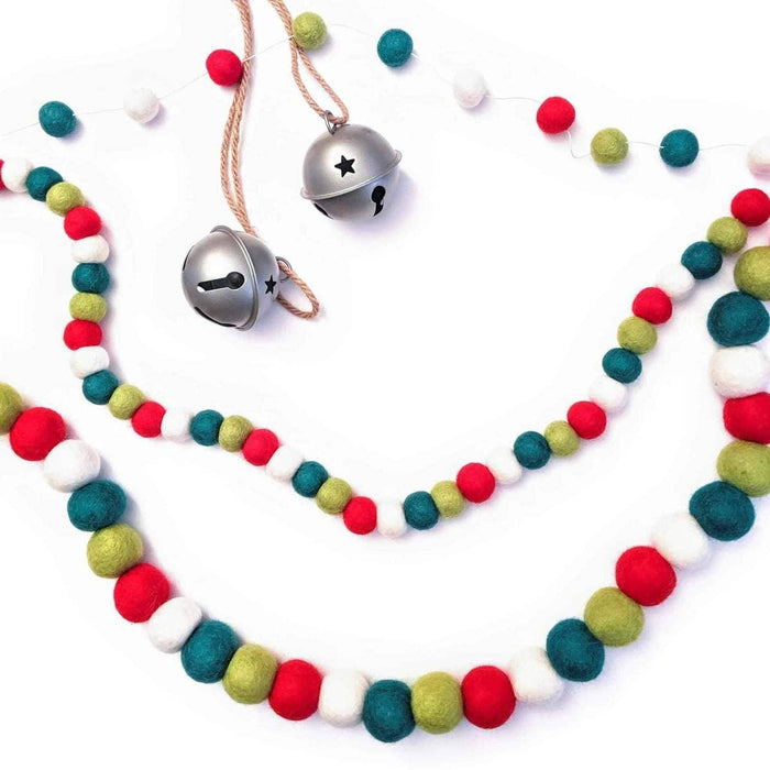North Pole Holiday Eco Wool Garland Ornament