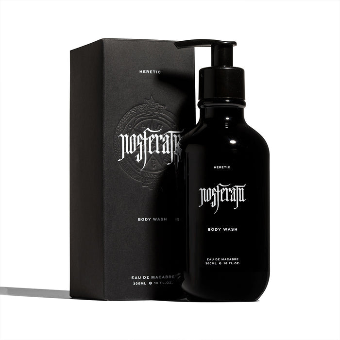Nosferatu Body Wash packaging
