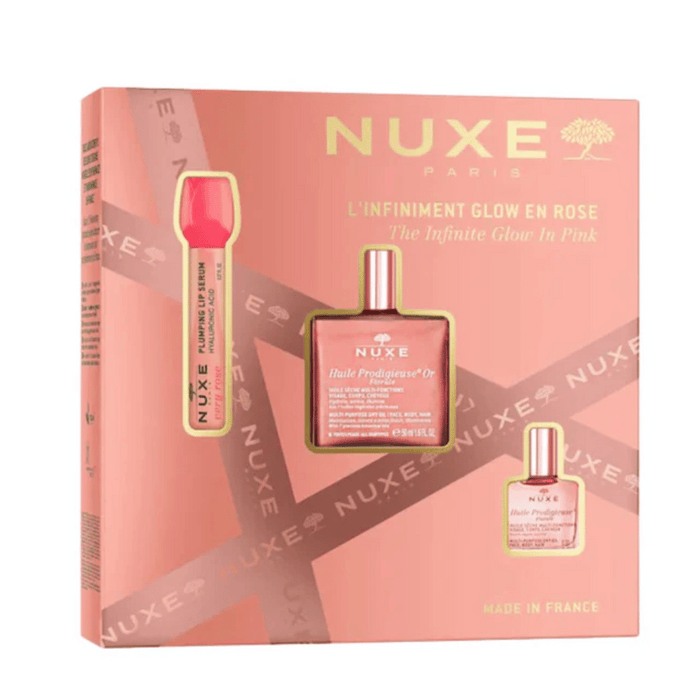 NUXE The Infinite Rose Gold Glow Gift Set
