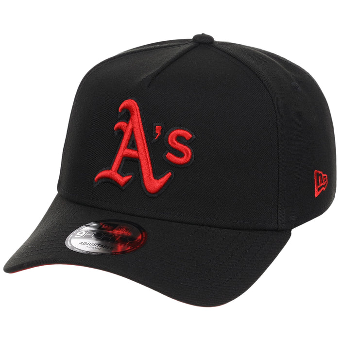 Oakland Athletics MLB Black x Red FASHION CORE New Era 9FORTY A-Frame