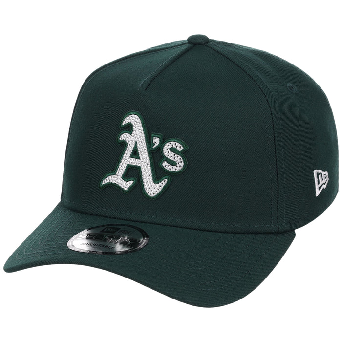 Oakland Athletics MLB Diamond Bling New Era 9FORTY A-Frame