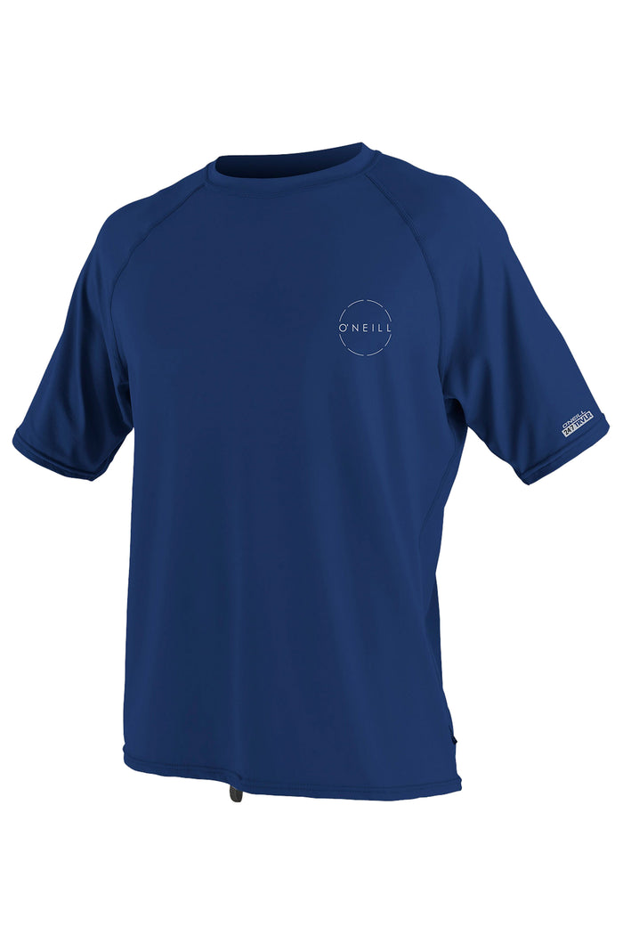 Oneill 24-7 Traveller Short Sleeve Sun Shirt Navy Rashguard Sun Protection