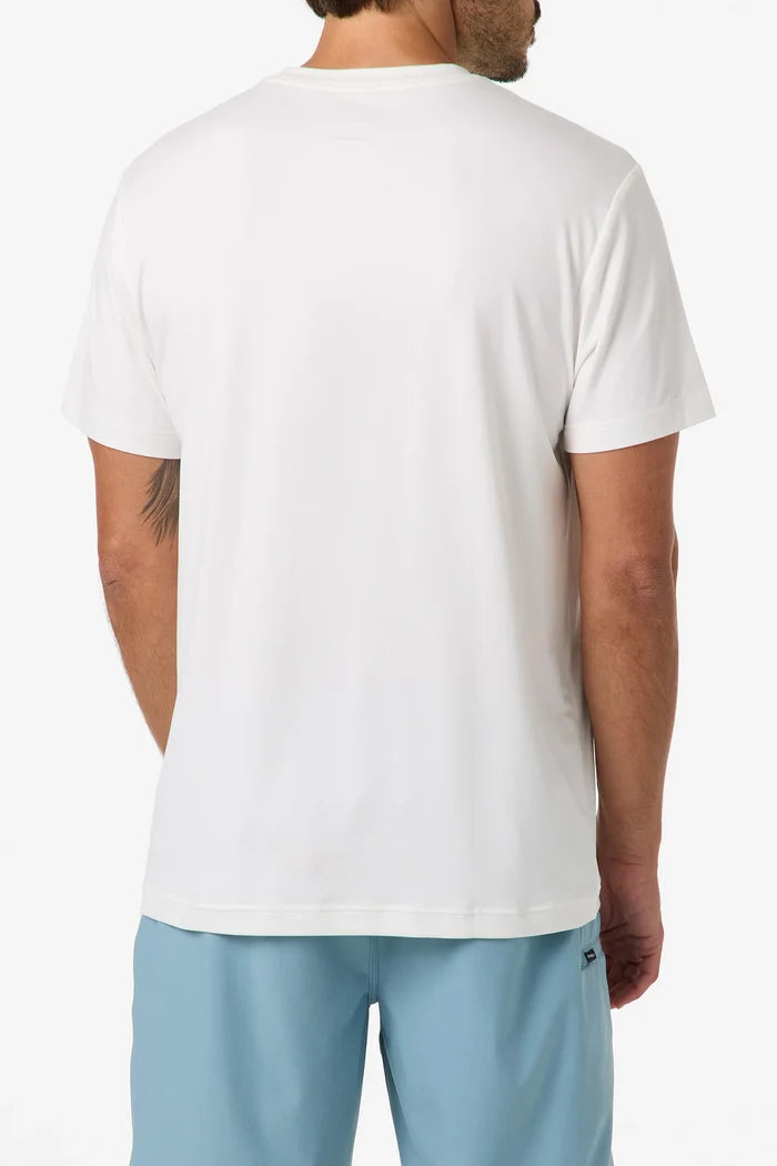 Oneill Trvlr Jack Rashguard UPF SS Tee - White Rashguard Sun Protection