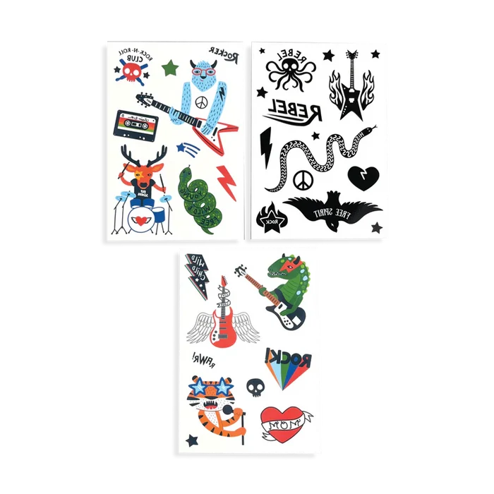 Ooly Tattoo-Palooza Mini Temporary Tattoos - I Wanna Rock