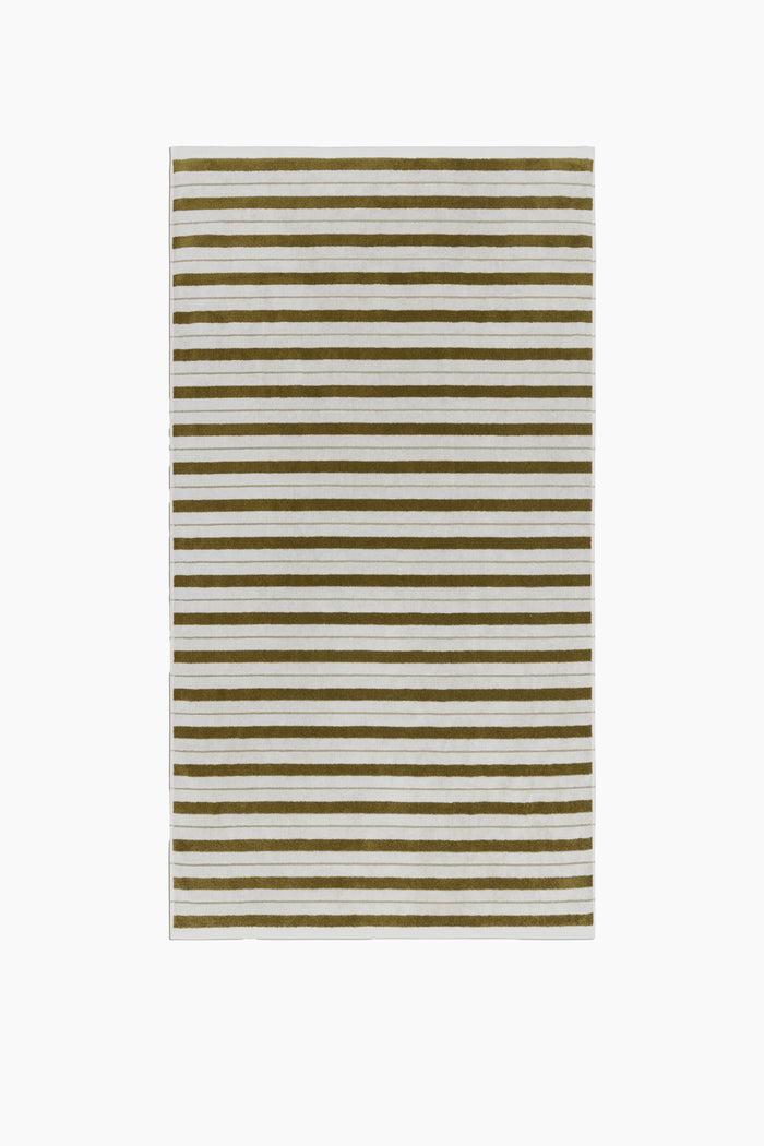Organic Cotton Lake House Stripe Towels | Caper & Chalk