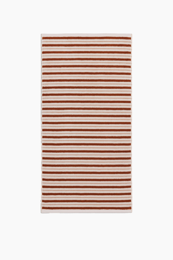 Organic Cotton Lake House Stripe Towels | Fuyu & Chalk