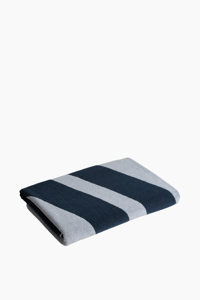 Organic Cotton Linear Towels | Ink & Sky
