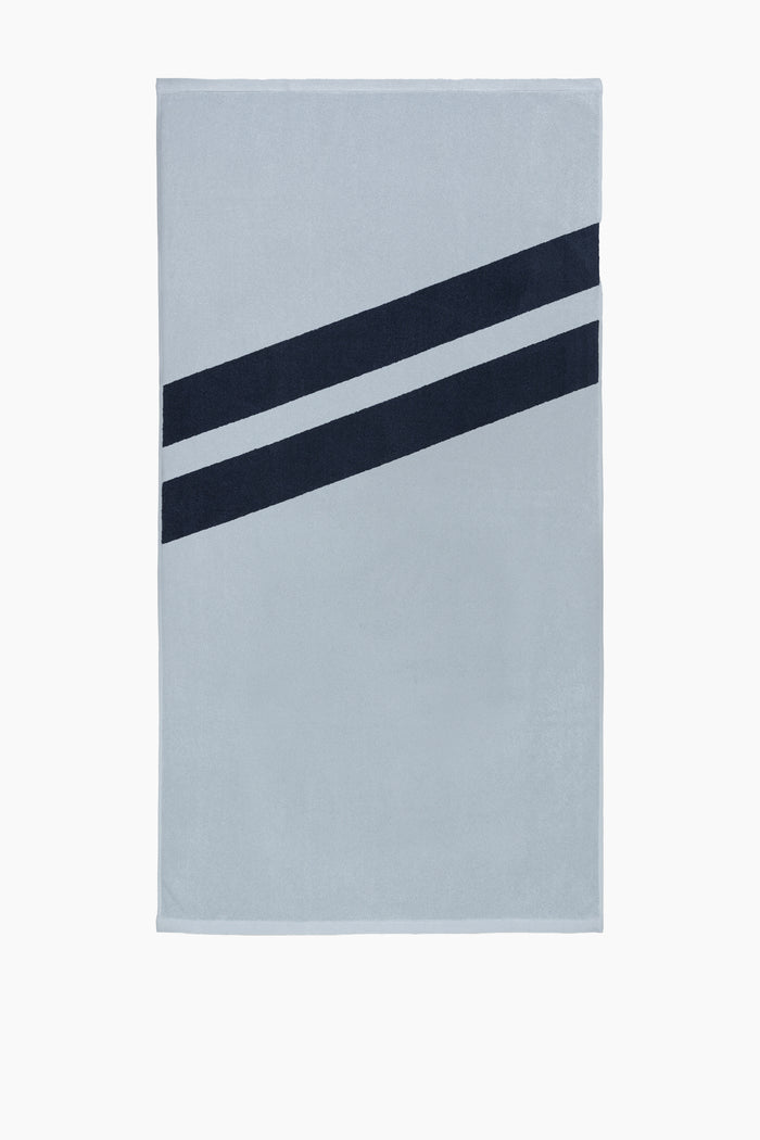 Organic Cotton Linear Towels | Ink & Sky