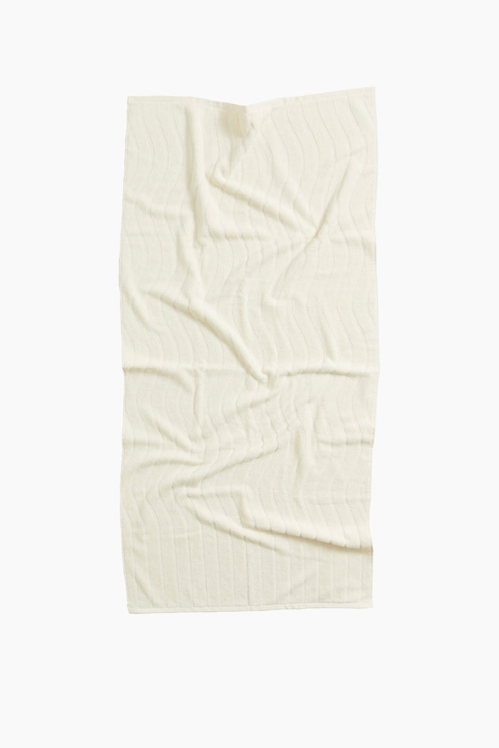 Organic Cotton Wiggle Towels | Ivory