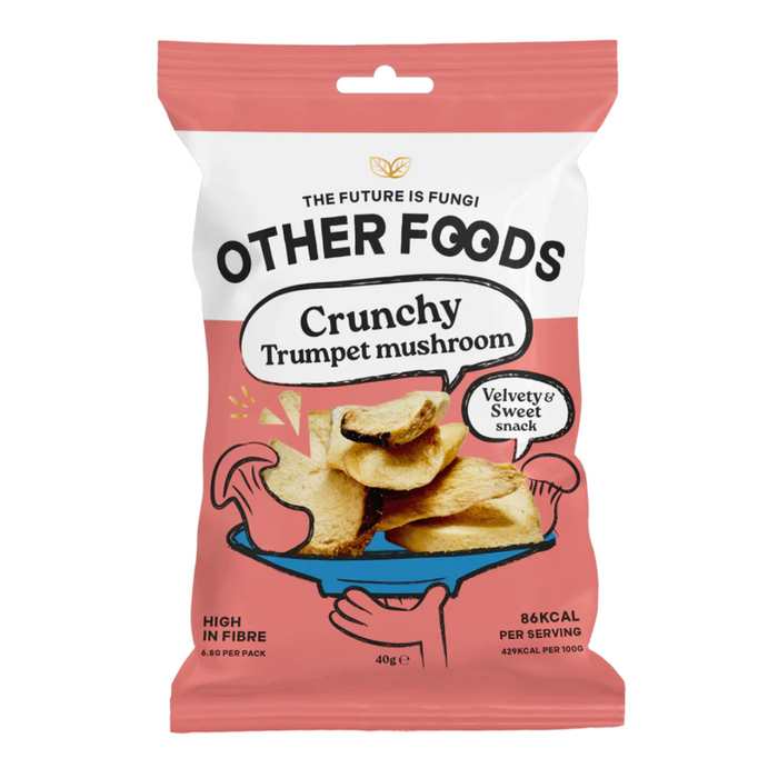 Other Foods Crunchy Trumpet Mushroom Chips 40g