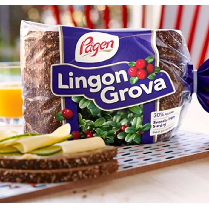 Pågen Lingon Grova 500g (17.63 oz), swedish bread, svenskt bröd, Swedish fika, Smörgås, swedish food