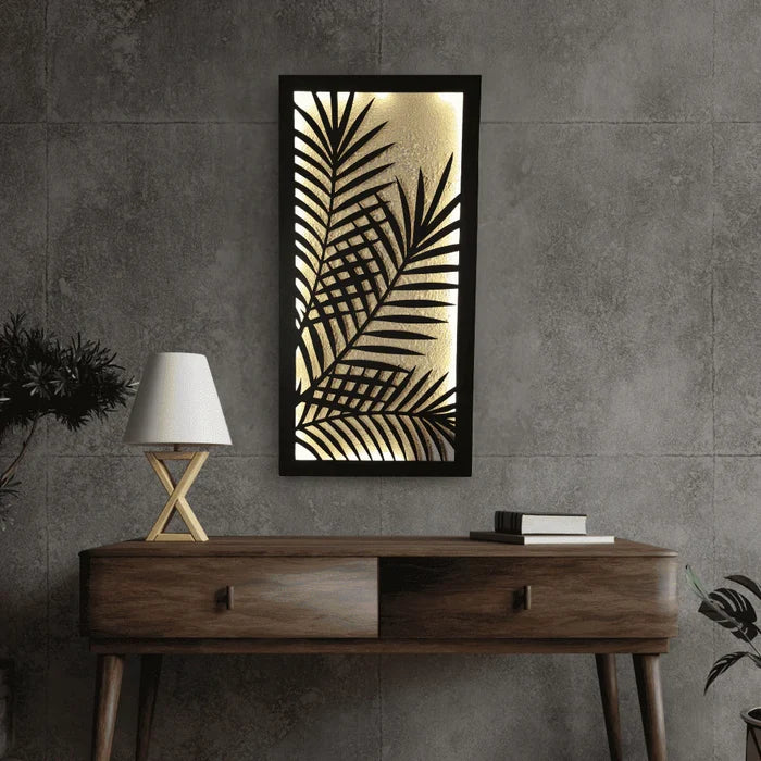 Palm Harmony Leaf | 16" x 32" (W × L)