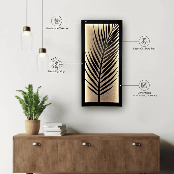 Palm Leaf | 16" x 32" (W × L)