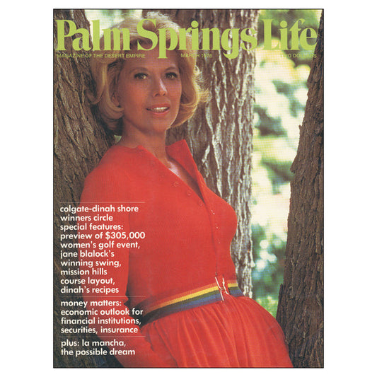 Palm Springs Life March 1978 Poster