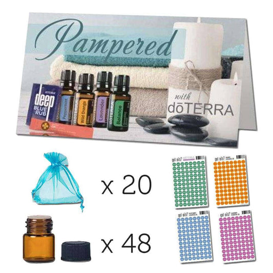 Pampered with doTERRA Sampling Kit at Your Oil Tools