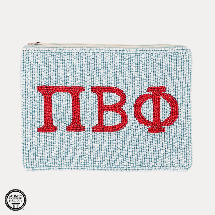 Pi Beta Phi Beaded Pouch