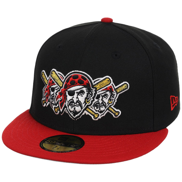 Pittsburgh Pirates MLB x John Geiger 'Misplaced Series' 2.0 New Era 59FIFTY (Black/Red)