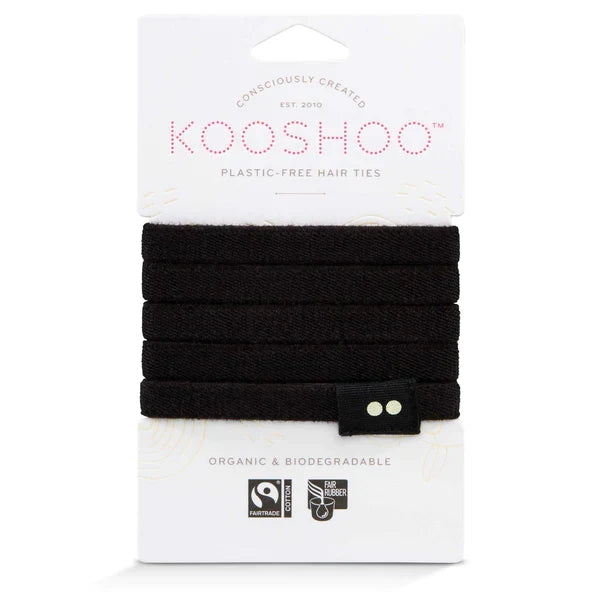 Plastic Free Hair Ties FLAT