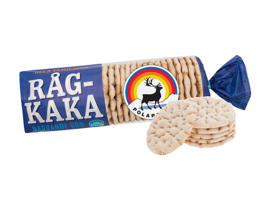 Polarbröd Rågkaka 24 Pieces 900g (31.74 oz) – Authentic Swedish Soft Rye Flatbread