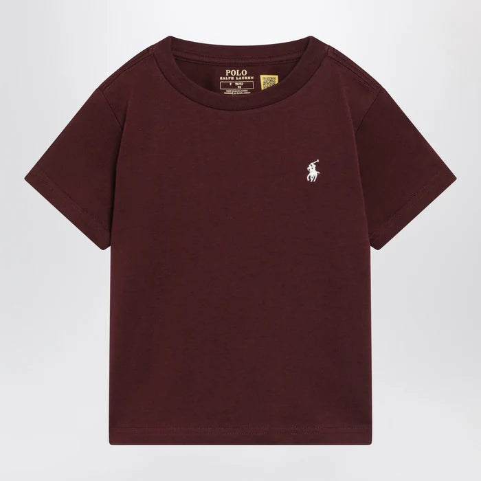 Polo Ralph Lauren - Dark burgundy short-sleeved T-shirt