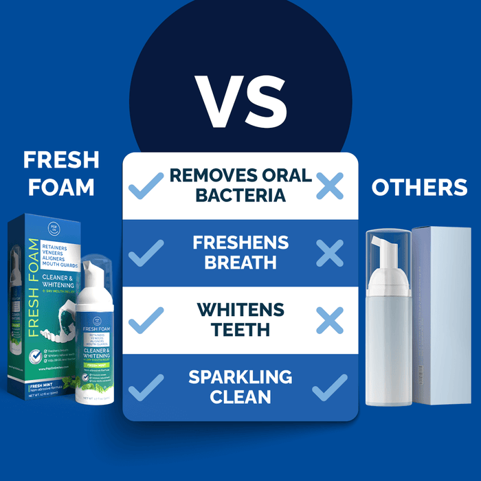 Pop On Fresh Foam |  2 Pack | Cleaner & Whitening | Save 30%