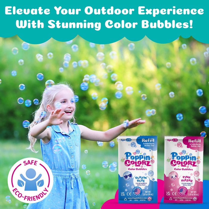 PoppinColorz Cozmic Bubble Blaster - Olita Gifts & Goods