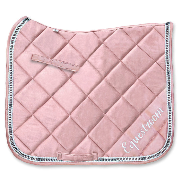 Powder Pink Suede Saddle Pad