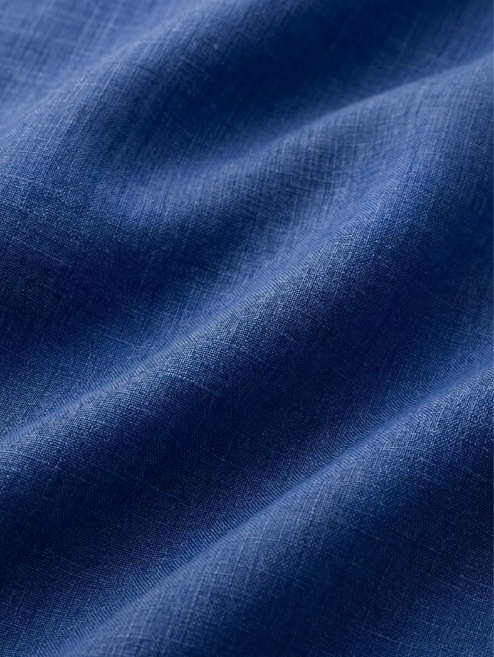 Praiano Royal Solid Half Sleeve Classic Fit Semi Formal European Flax Linen Shirt