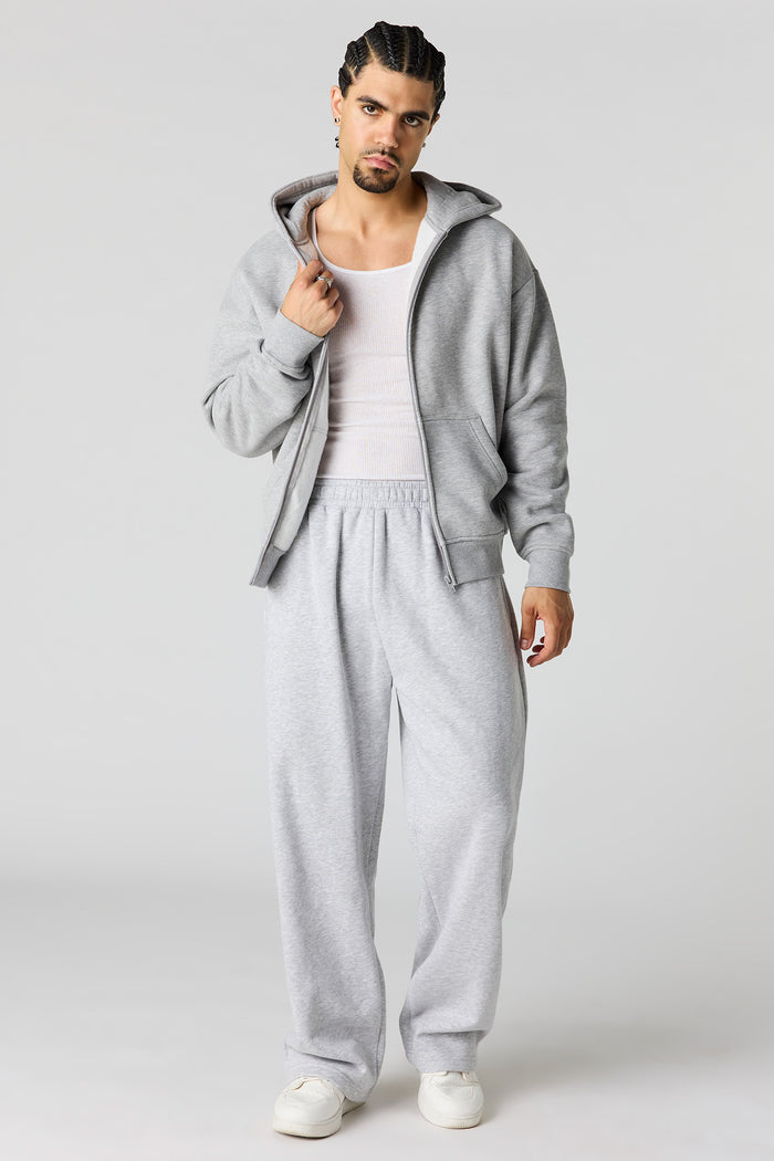 Premium Heavyweight Fleece Zip-Up Hoodie