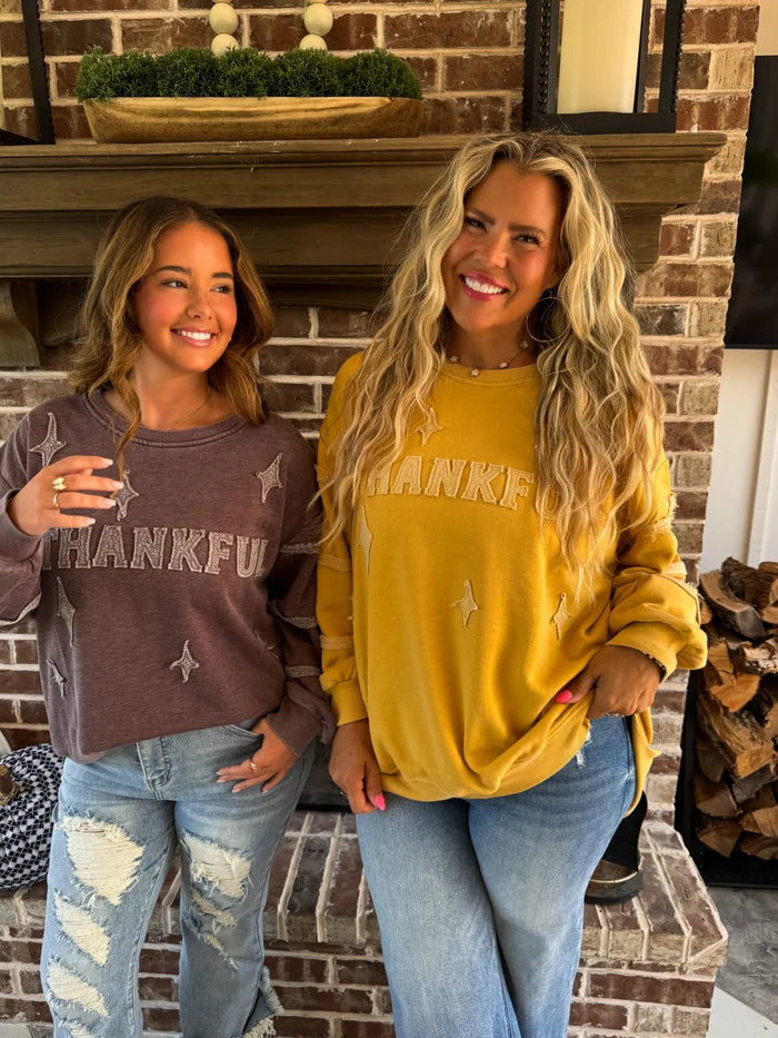 PREORDER:Thankful Classic Crew Pullover // eta October