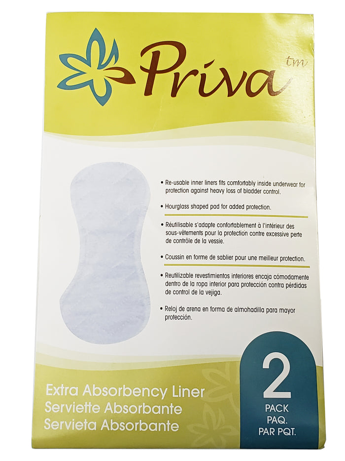 Priva Extra Absorbency Liner