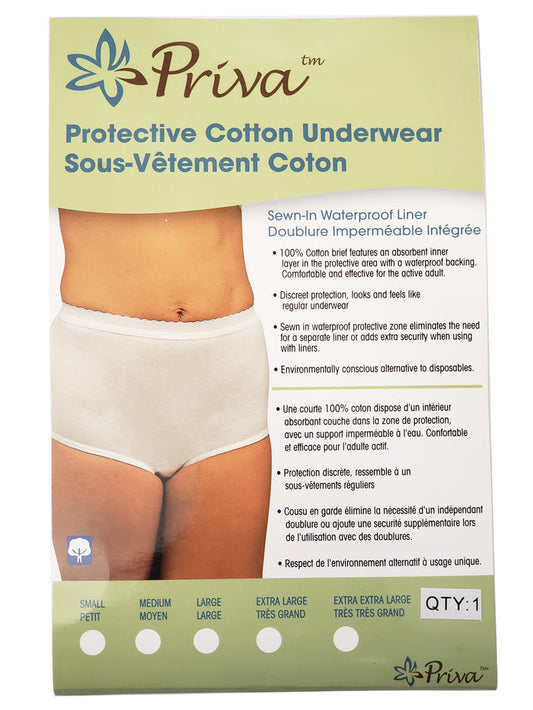 Priva Women's Protective Cotton Underwear