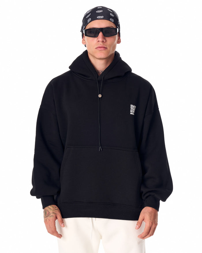 QR Hoodie in Black (4)
