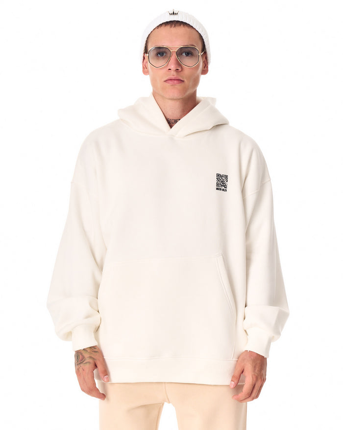 QR Hoodie in White