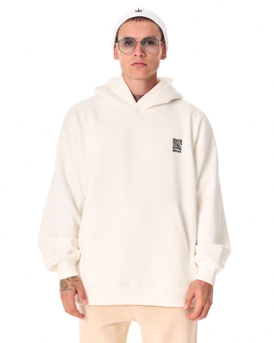 QR Hoodie in White