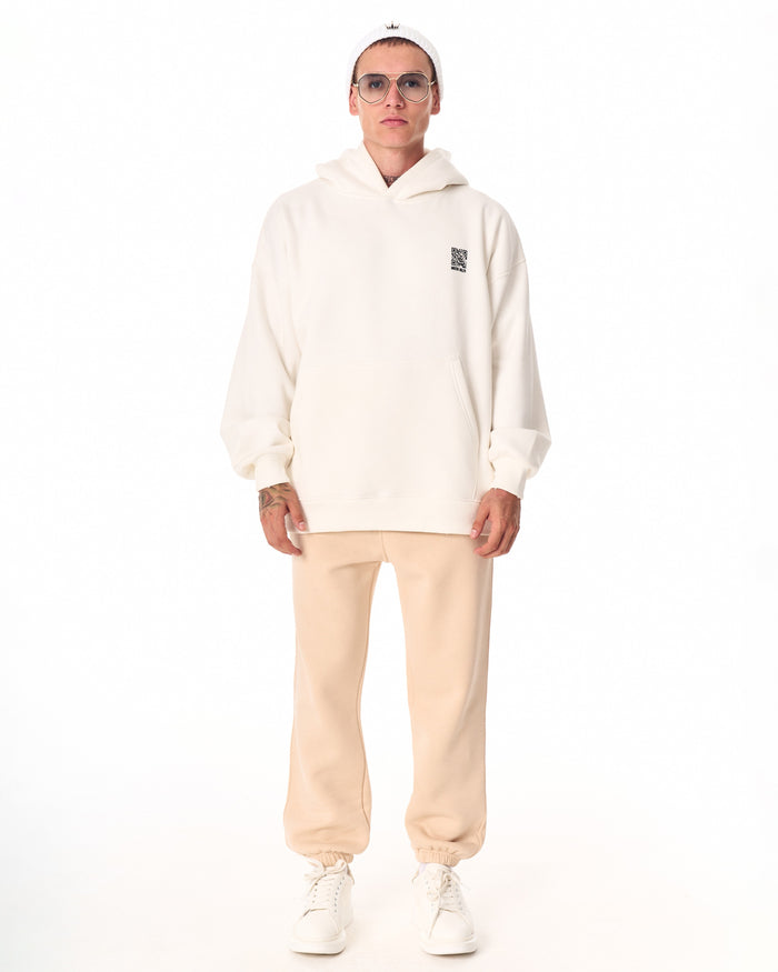 QR Hoodie in White (2)