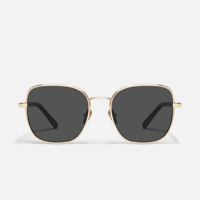QUAY Uptown Sunglasses - Gold/Smoke