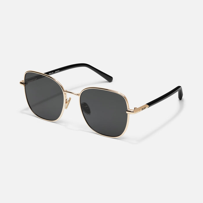 QUAY Uptown Sunglasses - Gold/Smoke