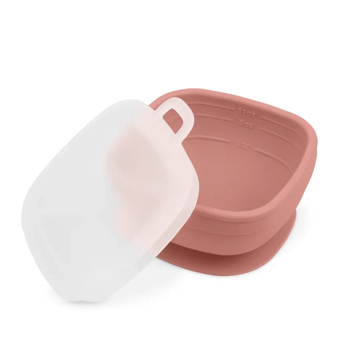 Re-Play 11oz Silicone Suction Bowl with Lid