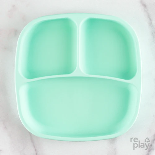 Re-Play Silicone Suction Divided Plate