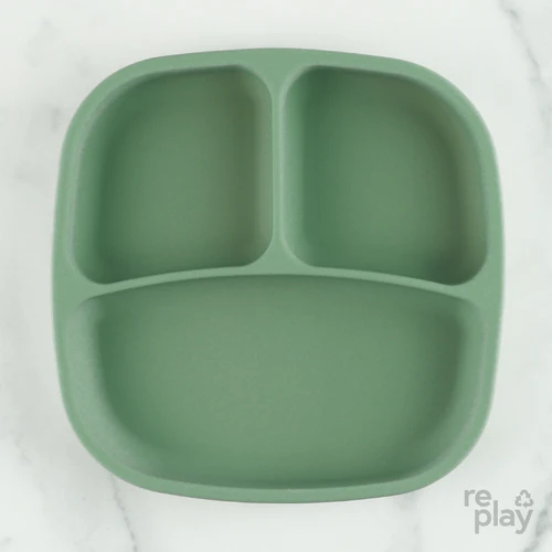Re-Play Silicone Suction Divided Plate