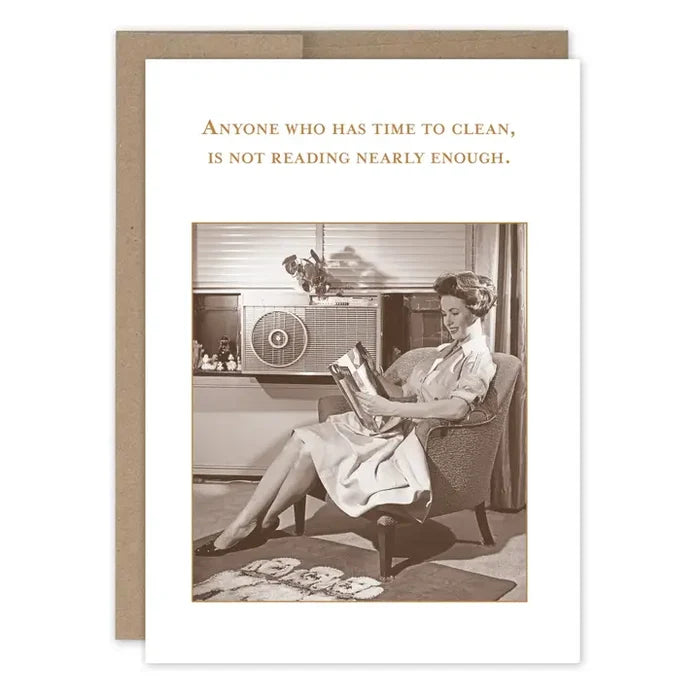 Reading Enough Birthday Card
