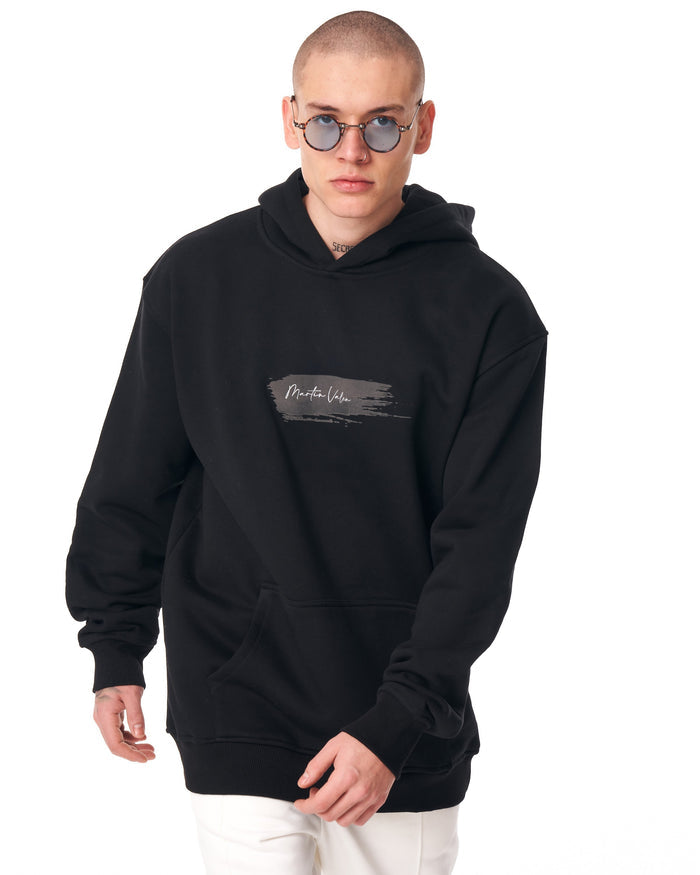 Rebirth Blue 3D Printed Oversized Black Hoodie (5)