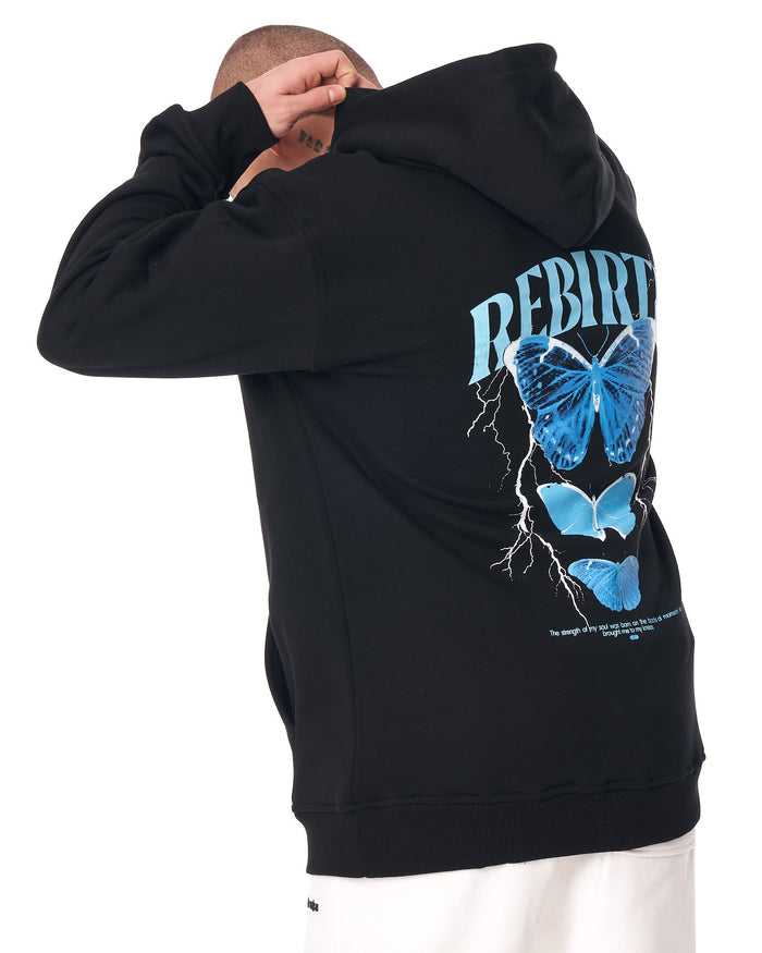 Rebirth Blue 3D Printed Oversized Black Hoodie (6)