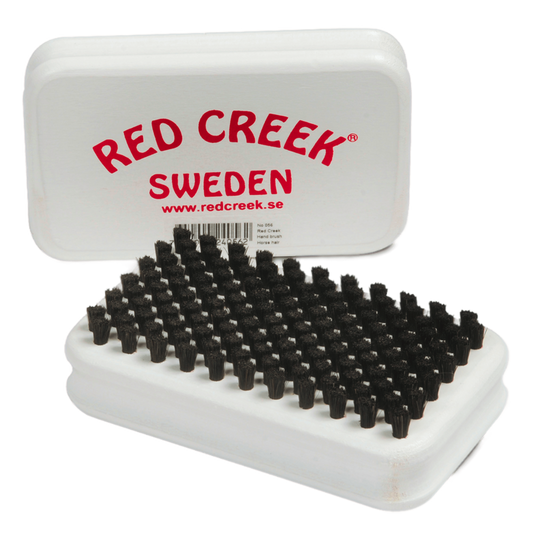 A product picture of the Red Creek Black 6mm Horsehair Hand Brush